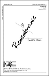 In Remembrance SATB choral sheet music cover